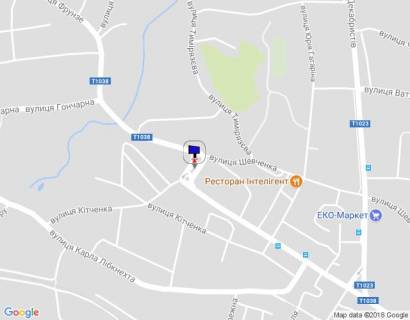 Билборд B в Василькове, 6х3  м. Васильків, вул. Грушевського, 53 схема