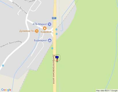 Билборд A в Лесниках (Киевской обл), 6х3  Дніпровське шосе, траса Н-01 "Київ-Знам'янка", км 21+150 ліво, за 250м до повороту на с. Лісники, за 500м до магазинів Сільпо та АТБ, за 650м до магазину Фора схема