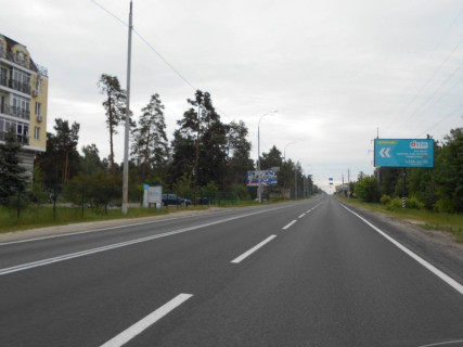 Билборд A в Козине, 6х3  Конча-Заспа, траса Р-01, км 31+040 право, котеджне містечко "Олександрівське", навпроти клініки "VIVA", через 390м після комплексу "QUEEN COUNTRY CLUB" фото 1