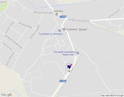 Билборд B в Киеве, 6х3  с. Пухівка, вул. Радгоспна, виїзд схема
