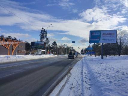 Билборд A в с. Козине Конча-Заспа, траса Р-02, км 29+750 право, навпроти супермаркету "FAVORE", АЗС "БРСМ" фото 1