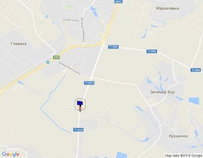 Билборд A в Василькове м. Васильків, вул. Декабристів, виїзд з Василькова післе засипки схема