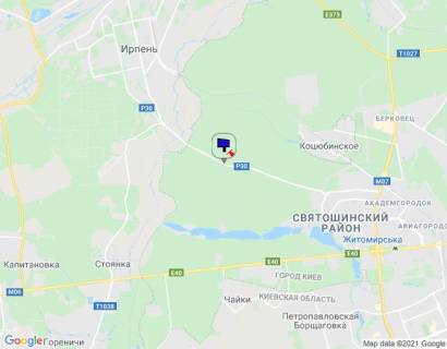 Білборд, Бігборд (Борд)  A у Києві, 6х3  Київ-Романівка-Ірпінь, км 3+700 від Олега Мудрака вул. (Генерала Наумова), напрямок в Ірпінь схема