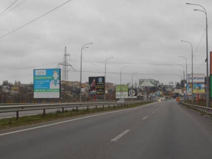 Билборд B в Ирпене м. Ірпінь, траса М-07, км 22+950 право, міст через р. Ірпінка, 800м за розвилкою Ірпінь-Гостомель-Буча, ЖК "Гостомель Резіденс", верх фото 1