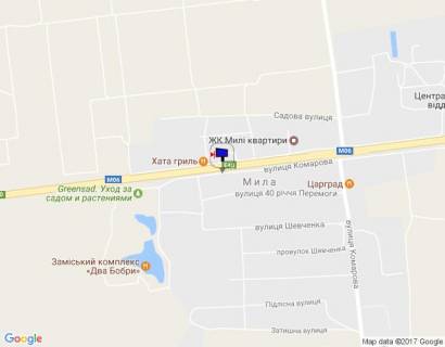 Білборд, Бігборд (Борд)  A на трасах Київської області, 6х3  с. Мила, траса М-06 "Київ-Чоп" (Житомир), км 26+200 ліво, перед поворотом на с. Петрушки, навпроти ресторану "Козачок", магазин "Фора" схема