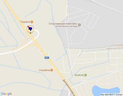 Білборд, Бігборд (Борд)  B у Ходосівці, 6х3  Дніпровське шосе, траса Н-01 "Київ-Знам'янка", км 25+100 ліво, розв'язка на с. Креничі схема