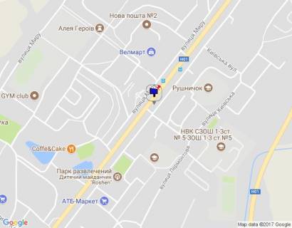 Білборд, Бігборд (Борд)  B у Обухові, 6х3  м. Обухів, вул. Київська, 164, на світлофорі схема