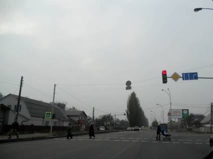 Билборд A в Бровары м. Бровари, вул. Київська, 217, перехрестя з вул. Тараса Шевченка, біля автобусної зупинки фото 1