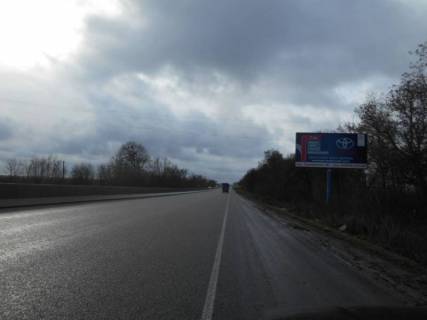 Билборд A в Киеве траса М-05 Київ-Одеса, км 77+590 право, за 1.3км до КПП ДАІ Біла Церква, за 730м до повороту на с. Терезино фото 1