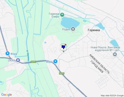 Билборд A в Киеве, 6х3  с. Горенка-смт. Гостомель, вул. Садова (біля ДП Кюне і Нагель), в напрямку траси М-07 "Київ-Ковель", в напрямку вул. Кулішова (смт. Гостомель) схема