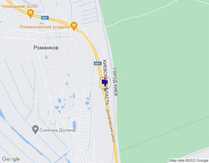Білборд, Бігборд (Борд)  B на трасах Київської області, 6х3  Дніпровське шосе, траса Н-01 "Київ-Знам'янка", км 30+200 ліво схема
