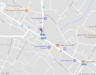 Призма B в Василькове, 6х3  м. Васильків, вул. Декабристів 1-А, перехрестя з вул. Грушевського, клумба, зі сторони вул. Грушевського - 187472 схема