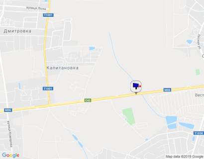Білборд, Бігборд (Борд)  B у Капітанівке, 6х3  с. Капітанівка, траса М-06 "Київ-Чоп" (Житомир), км 23+220 ліво, перед с. Капітанівка, за 500м до повороту на Базу "Снайпер" схема