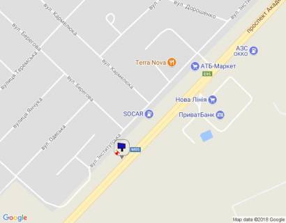 Билборд B в Гатном, 6х3  с. Гатне, траса М-05 Київ-Одеса, км 14+290 право, ринок рослин АГРОСВІТ, МЕГА МАРКЕТ ГАТНЕ, за 180м до АЗС SOCAR, за 230м до Нової Лінії та магазину АТБ, верх схема