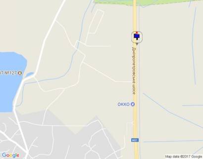 Билборд B в Киеве шосе Дніпровське (шосе Дніпропетровське), траса Н-01 "Київ-Знам'янка", км 21+890 ліво, через 1,1км після повороту на с. Лісники, навпроти - територія під котеджну забудову схема