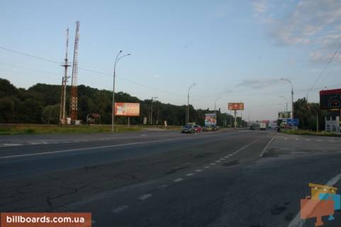 Билборд B в Лесниках (Киевской обл), 6х3  Дніпровське шосе, траса Н-01 "Київ-Знам'янка", км 20+820 ліво, поворот на с. Лісники фото 1