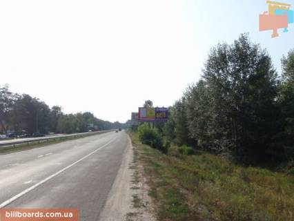 Білборд, Бігборд (Борд)  A у с. Романкове, 6х3  Новообухівська траса, біля ресторану "Тафаддаль", км 28 + 450 ліво Фото 1