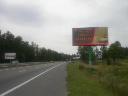 Билборд A в с. Романкове, 6х3  Дніпровське шосе, траса Н-01 "Київ-Знам'янка", км 33+500 ліво фото 1