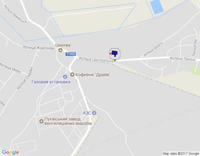 Билборд A в Пуховке, 6х3  с. Пухівка, вул. Леніна, навпроти №34  схема