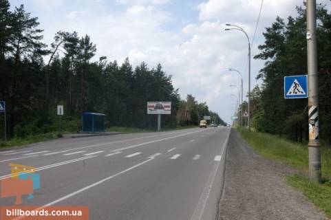 Билборд B в с. Козине, 6х3  Конча-Заспа, траса Р-01, км 29+000 право, котеджне містечко "РОМАНОВО", комплекс "Сезони SPA", ресторан "Giardino", супермаркет "Wine Time" фото 1