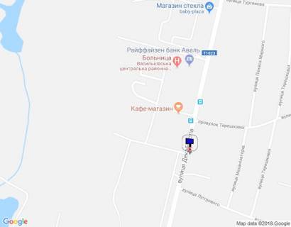 Білборд, Бігборд (Борд)  A у Василькові, 6х3  м. Васильків, вул. Декабристів, 78, перед автобусною зупинкою, перед васильківською районною лікарнею схема