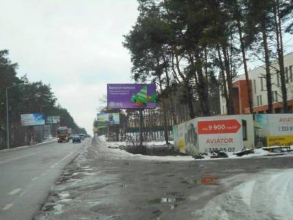 Билборд A в Буче, 6х3  траса М-07 "Київ-Ковель", км 24+750 право, вул. Шевченка, виїзд з Гостомеля в Бучу, через 500м після розв'язки Ірпінь-Гостомель-Київ фото 1