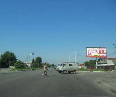 Билборд A в Бровары м. Бровари, вул. Київська, 89, перехрестя з вул. Пушкіна та вул. Сєрова, біля автобусної зупинки фото 1