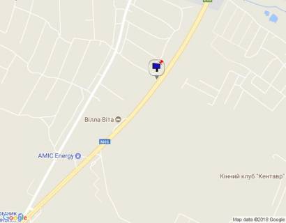 Білборд, Бігборд (Борд)  A у Києві с. Віта-Поштова, траса М-05 Київ-Одеса, км 20+570 право, за 600м до магазину Сільпо та 870м до АЗС БРСМ, верх схема