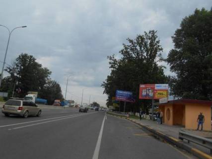 Билборд A в Чабаны, 6х3  с. Чабани, траса М-05 Київ-Одеса, км 14+995 ліво, зупинка "Чабани-Гатне", навпроти МегаМаркету Гатне, через 95м після повороту на Гатне, Крюківщину, Вишневе фото 1