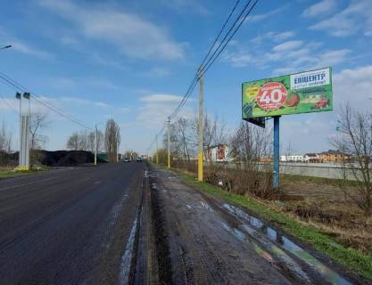 Билборд A в Киеве, 6х3  с. Погреби, вул. Кірова (початок масиву Діброва), виїзд в бік Києва (ж/м Троєщина) фото 1