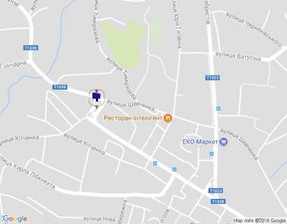 Билборд A в Василькове, 6х3  м. Васильків, вул. Грушевського, 53 схема