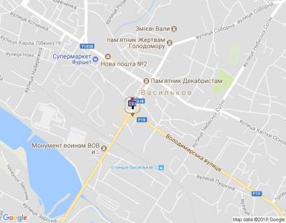 Призма A в Василькове м. Васильків, кут вул. Володимирської и вул. Соборної, навпроти СІЛЬПО - 308441 схема