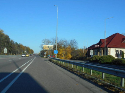 Billboard A in Kalynivka, 6х3  смт. Калинівка, траса М-05 Київ-Одеса, км 30+000 ліво, через 200м після АЗС АМІК, через 350м після автобусної зупинки "ст. Зоря", через 750м після повороту на вул. Залізнична Photo 1
