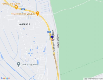 Билборд A на трассах Киевской области, 6х3  Дніпровське шосе, траса Н-01 "Київ-Знам'янка", км 30+000 ліво схема