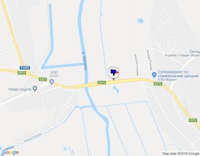 Билборд A в Ирпене м. Ірпінь, траса М-07, км 22+950 право, міст через р. Ірпінка, за 800м до розвилки Ірпінь-Гостомель-Буча, ЖК "Гостомель Резіденс", низ схема