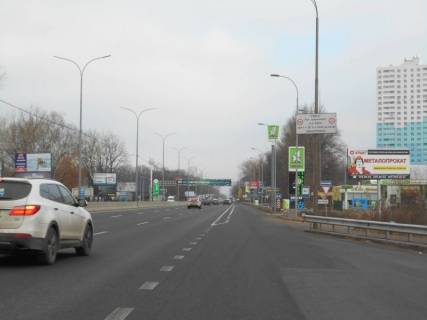 Билборд A в Киеве м. Київ, проспект Академіка Глушкова, траса М-05 Київ-Одеса, км 13+800 ліво, заїзд на АЗС ОККО, через 70м після Нової Лінії та магазину АТБ фото 1