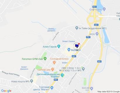 Билборд A в Обухове м. Обухів, вул. Київська, 123, на свтлофорі схема