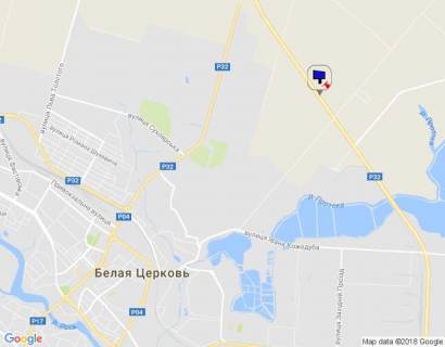 Билборд A в Киеве траса М-05 Київ-Одеса, км 81+740 ліво, через 445м після повороту на с. Пісчана схема