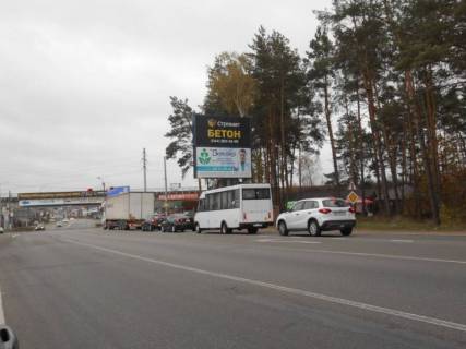 Білборд, Бігборд (Борд)  A у Ірпені м. Ірпінь, трасса М-07, км 23+875 ліво, вул. Свято-Покровська, 24А, розвилка Ірпінь-Гостомель-Буча, на світлофорі, ЖК "Друзі", перед поворотом на Ірпінь, верх Фото 1