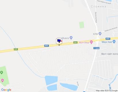 Билборд B в Киеве, 6х3  с. Стоянка, траса М-06 "Київ-Чоп" (Житомир), км 22+450 ліво, виїзд із с. Стоянка, низ схема