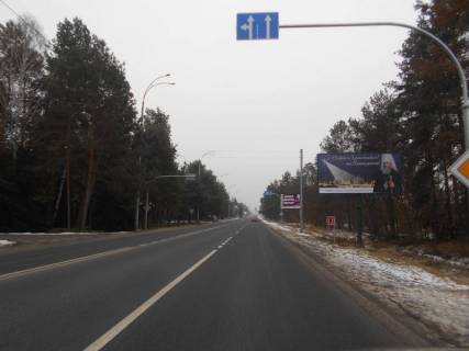 Билборд A в с. Козине, 6х3  Конча-Заспа, траса Р-01, км 30+700 право, через 50м після комплексу "QUEEN COUNTRY CLUB", за 270м до клініки "VIVA" фото 1