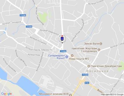 Ситилайт A в Василькове м. Васильків, вул. Декабристів, 1 біля переходу схема