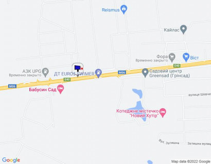 Billboard A in With. Mila, 6х3  с. Мила, траса М-06 "Київ-Чоп" (Житомир), км 27+050 право, через 300м після ресторану "Два бобра", за 350м до АЗС GLUSCO scheme
