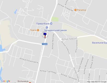 Билборд B в Василькове м. Васильків, вул. Декабристів, 137, «Сапсан», 9 школа   схема