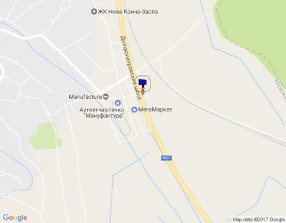 Билборд A в Ходосовке, 6х3  Дніпровське шосе, траса Н-01 "Київ-Знам'янка", км 23+750 ліво, за 100м до повороту на с. Ходосівку та АЗС UPG, навпроти ТЦ "МегаМаркет" схема