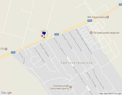 Билборд B в Киеве траса "Київ-Бишів-Звенигородка", с. Святопетрівське, вул. Бишівська, 14 - "Санта Бремор" схема