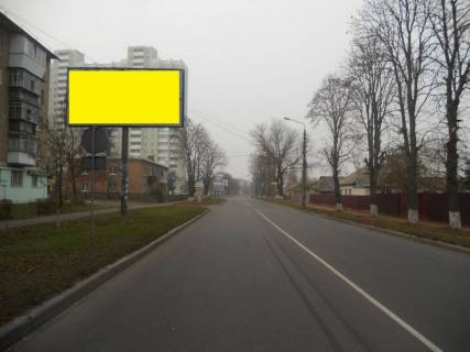 Билборд B в Бровары м. Бровари, Ярослава Мудрого вул. (кол. Кірова), 36, за 25м до повороту на Горіхова вул. (кол. Мічуріна), через 80м після повороту на вул. Гоголя, навпроти Ощадбанку фото 1