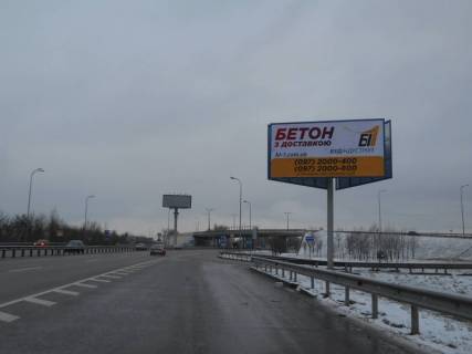 Билборд A в Глевахе, 6х3  смт. Глеваха, траса М-05 Київ-Одеса, км 26+150 право, біля розв'язка на м. Васильків (Рославичі) фото 1