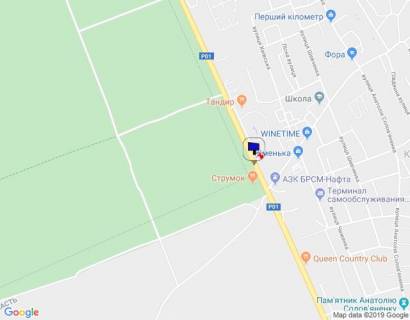 Білборд, Бігборд (Борд)  B у с. Козине Конча-Заспа, траса Р-02, км 29+700 право, навпроти супермаркету "FAVORE", АЗС "БРСМ" схема