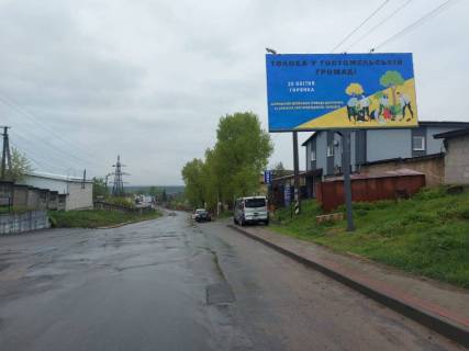 Билборд A в Киеве, 6х3  с. Горенка-смт. Гостомель, вул. Садова (біля ДП Кюне і Нагель), в напрямку траси М-07 "Київ-Ковель", в напрямку вул. Кулішова (смт. Гостомель) фото 1